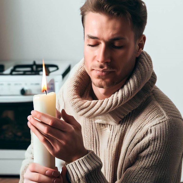 Ile gazu zużywa świeczka w piecyku?